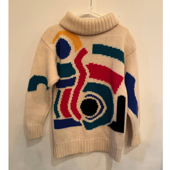 metropolis by catherine lover Sweaters - Metropolis by Catherine Lover wool geometric sweater